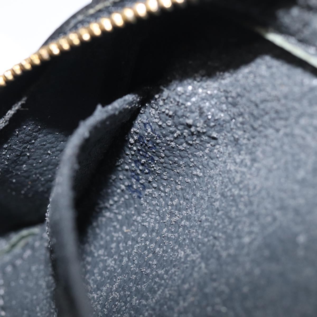 LOUIS VUITTON Epi Dauphine PM Pouch Black M48442 LV Auth BA17069