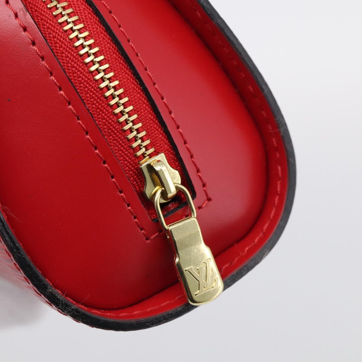 LOUIS VUITTON Epi Dauphine PM Pouch Red M48447 LV Auth BA17070