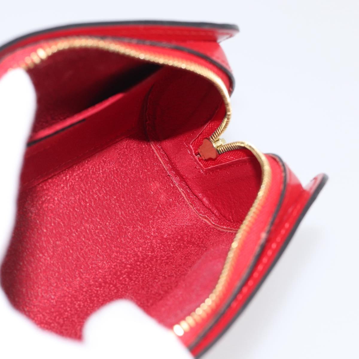 LOUIS VUITTON Epi Dauphine PM Pouch Red M48447 LV Auth BA17070