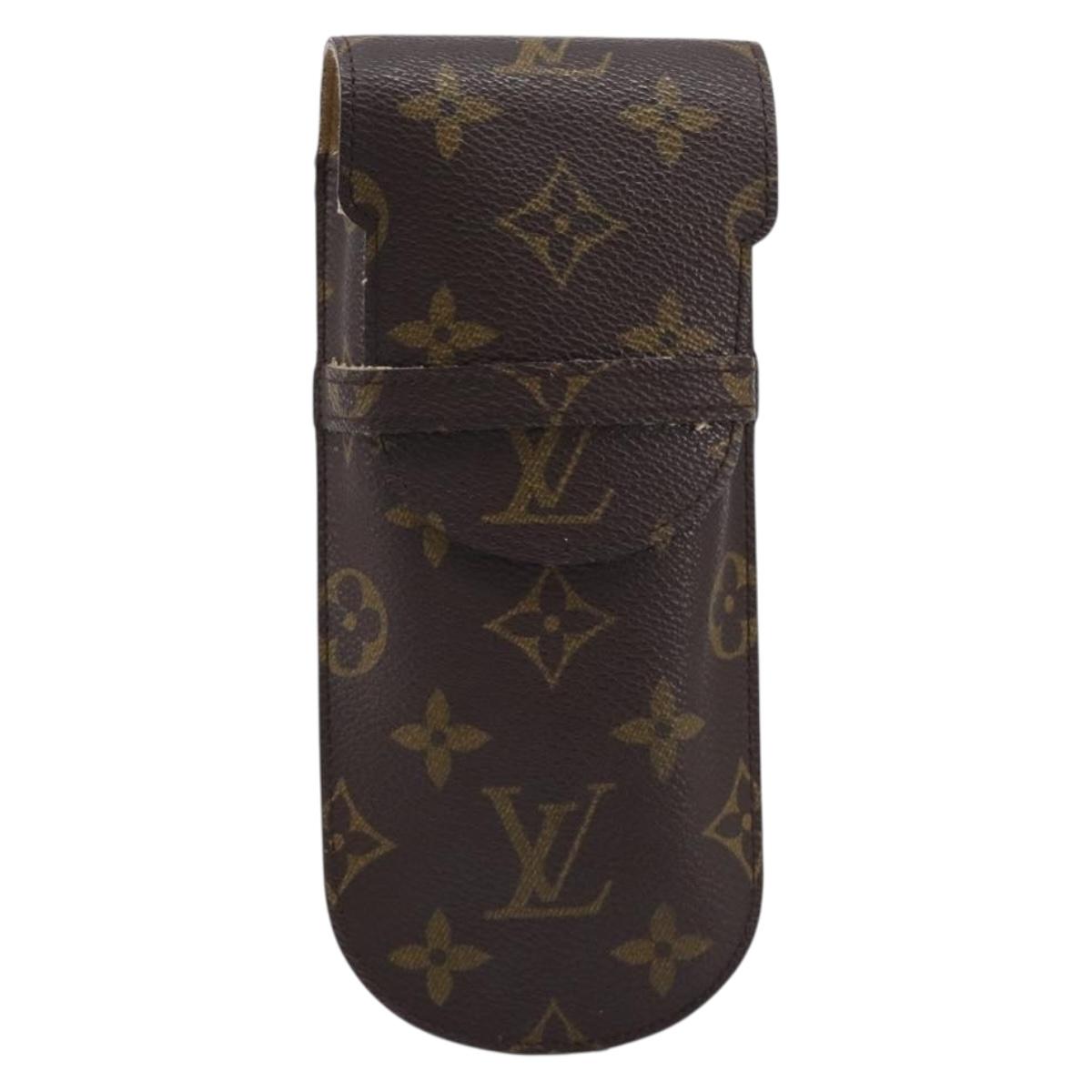 LOUIS VUITTON Monogram Etui a Lunettes Rabat Glasses Case M62970 LV Auth BA17077
