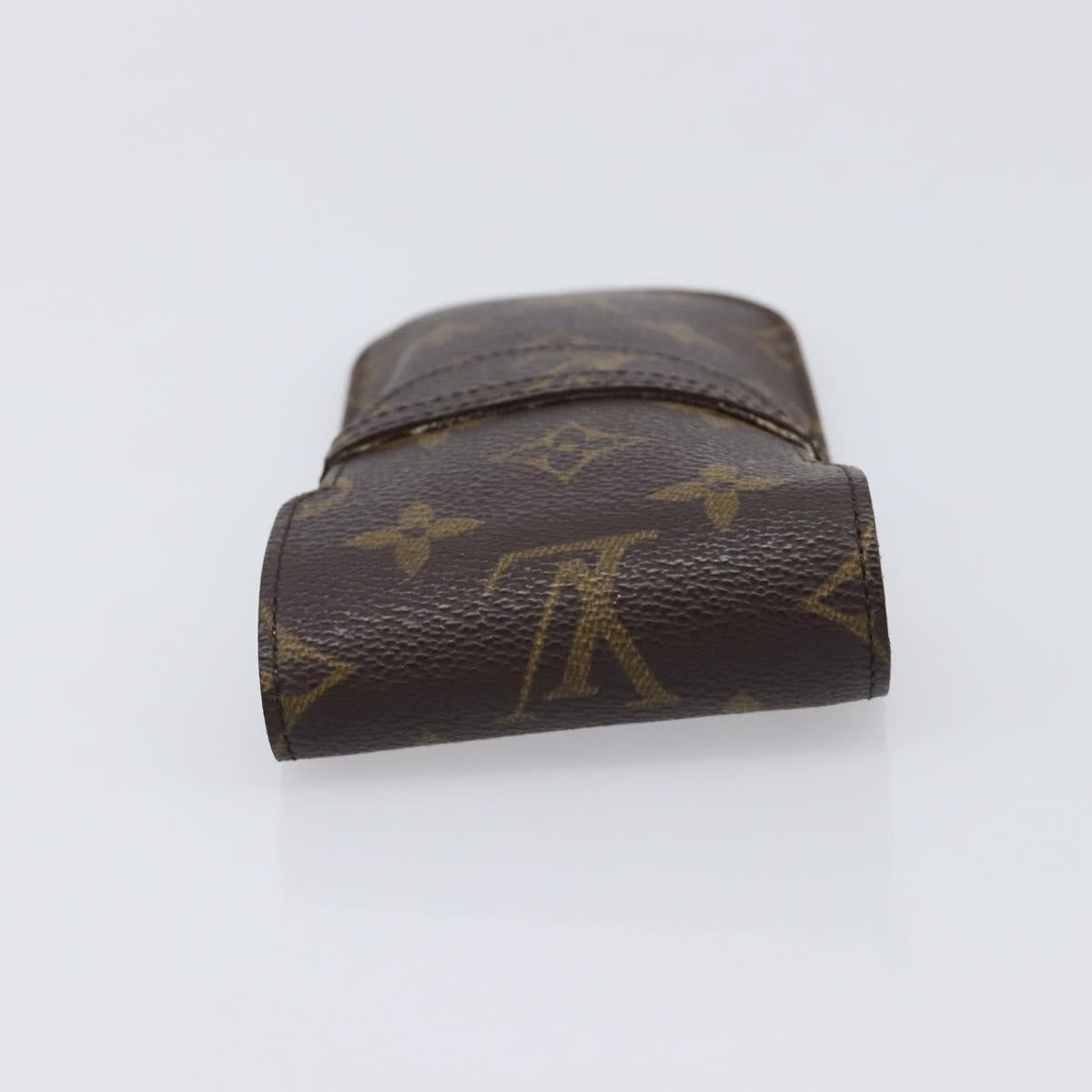 LOUIS VUITTON Monogram Etui a Lunettes Rabat Glasses Case M62970 LV Auth BA17077