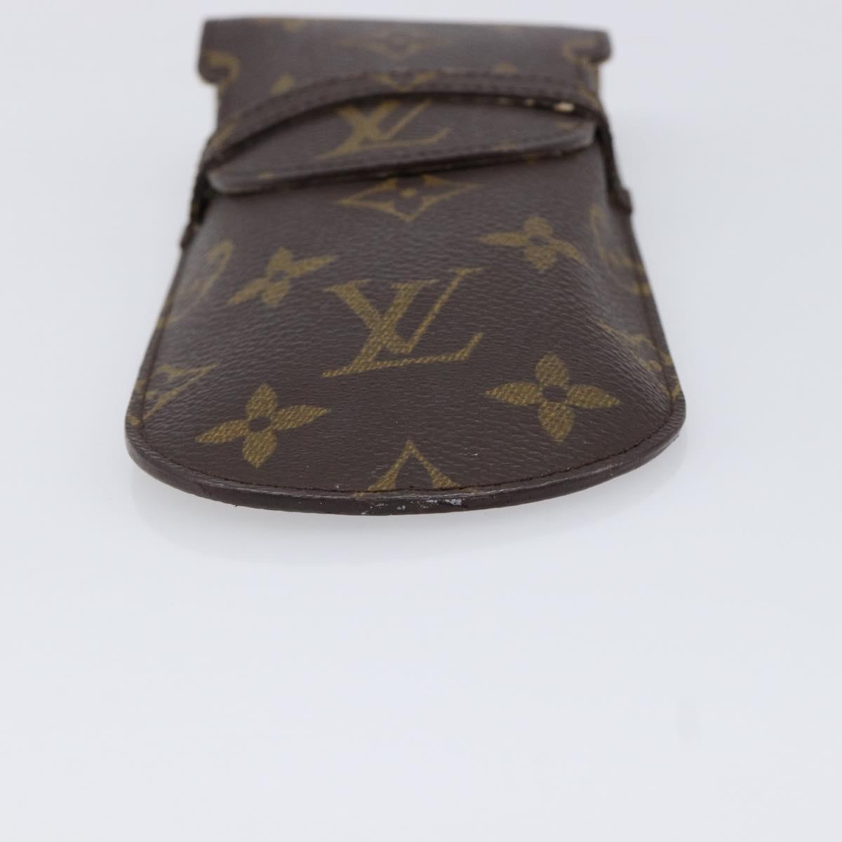 LOUIS VUITTON Monogram Etui a Lunettes Rabat Glasses Case M62970 LV Auth BA17077