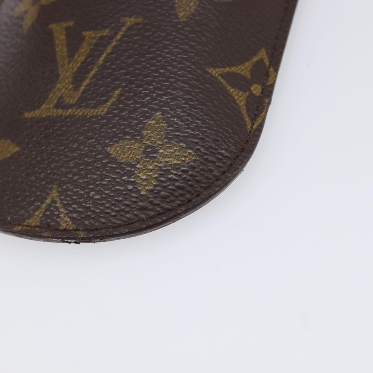 LOUIS VUITTON Monogram Etui a Lunettes Rabat Glasses Case M62970 LV Auth BA17077
