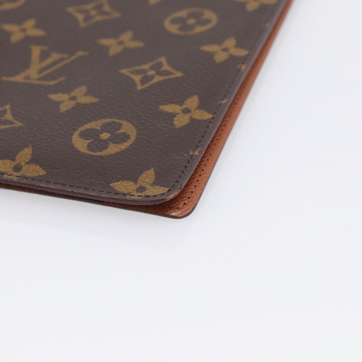 LOUIS VUITTON Monogram Note Cover LV Auth BA17081