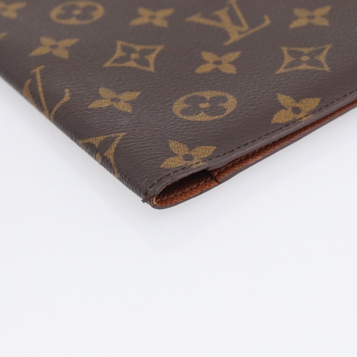LOUIS VUITTON Monogram Note Cover LV Auth BA17081