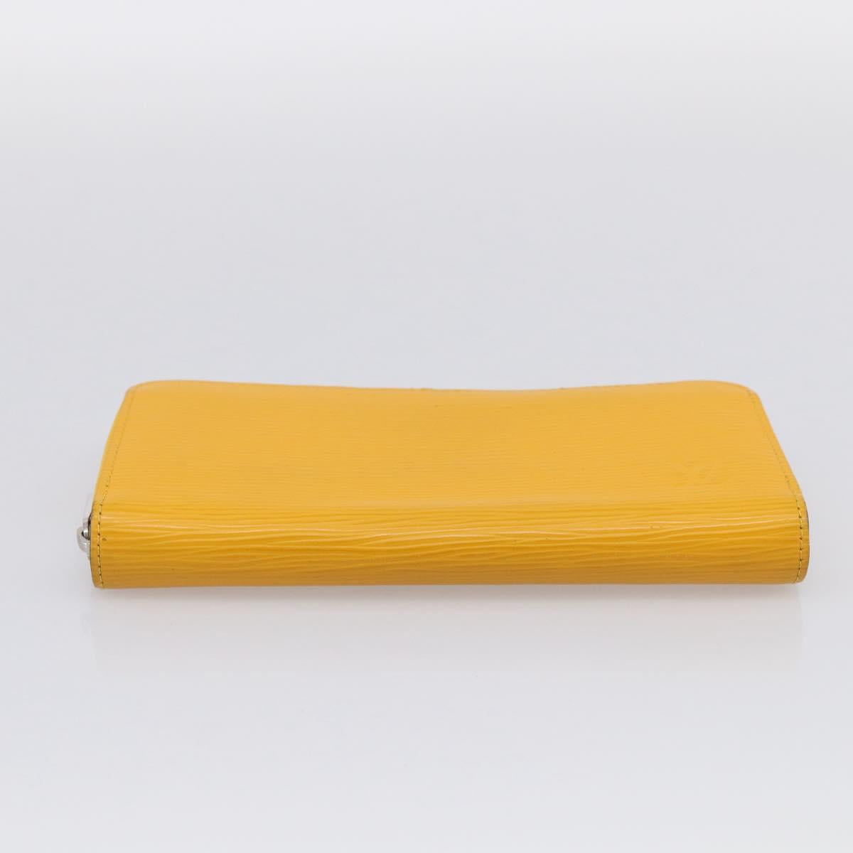 LOUIS VUITTON Epi Zippy Wallet Long Wallet Yellow M60309 LV Auth BA17082A