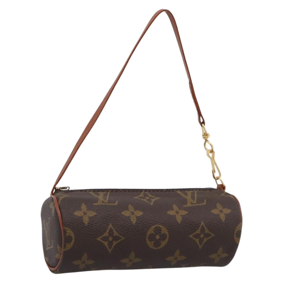LOUIS VUITTON Monogram Papillon Pouch LV Auth BA17086