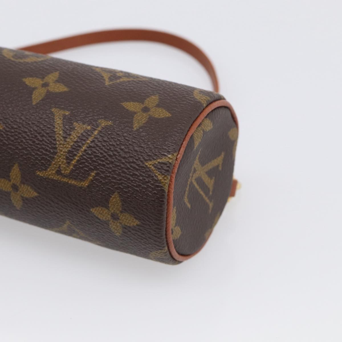LOUIS VUITTON Monogram Papillon Pouch LV Auth BA17086