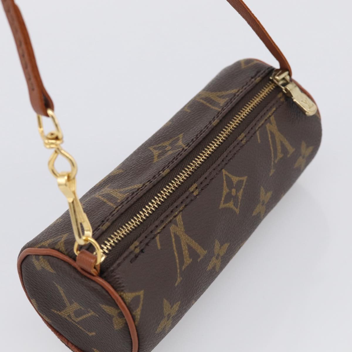 LOUIS VUITTON Monogram Papillon Pouch LV Auth BA17086