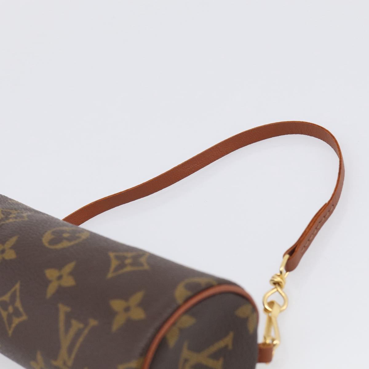 LOUIS VUITTON Monogram Papillon Pouch LV Auth BA17086