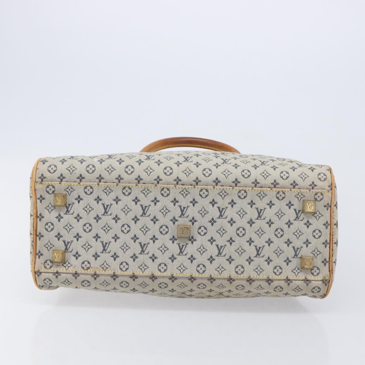 LOUIS VUITTON Monogram Mini Marie Hand Bag Blue M92003 LV Auth BA17092
