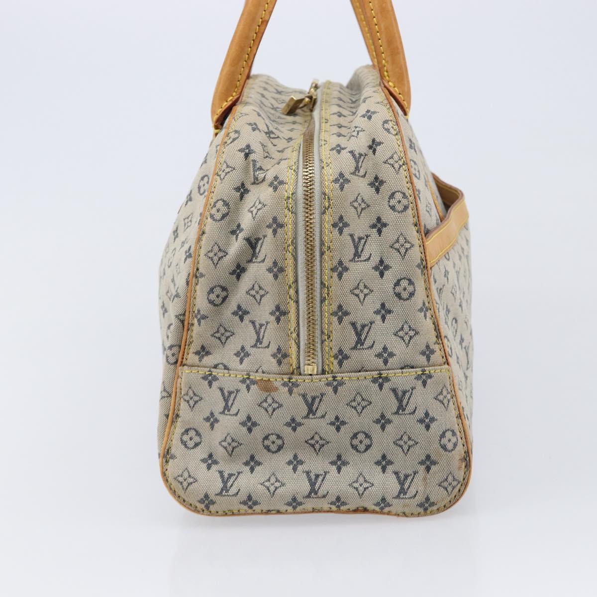 LOUIS VUITTON Monogram Mini Marie Hand Bag Blue M92003 LV Auth BA17092