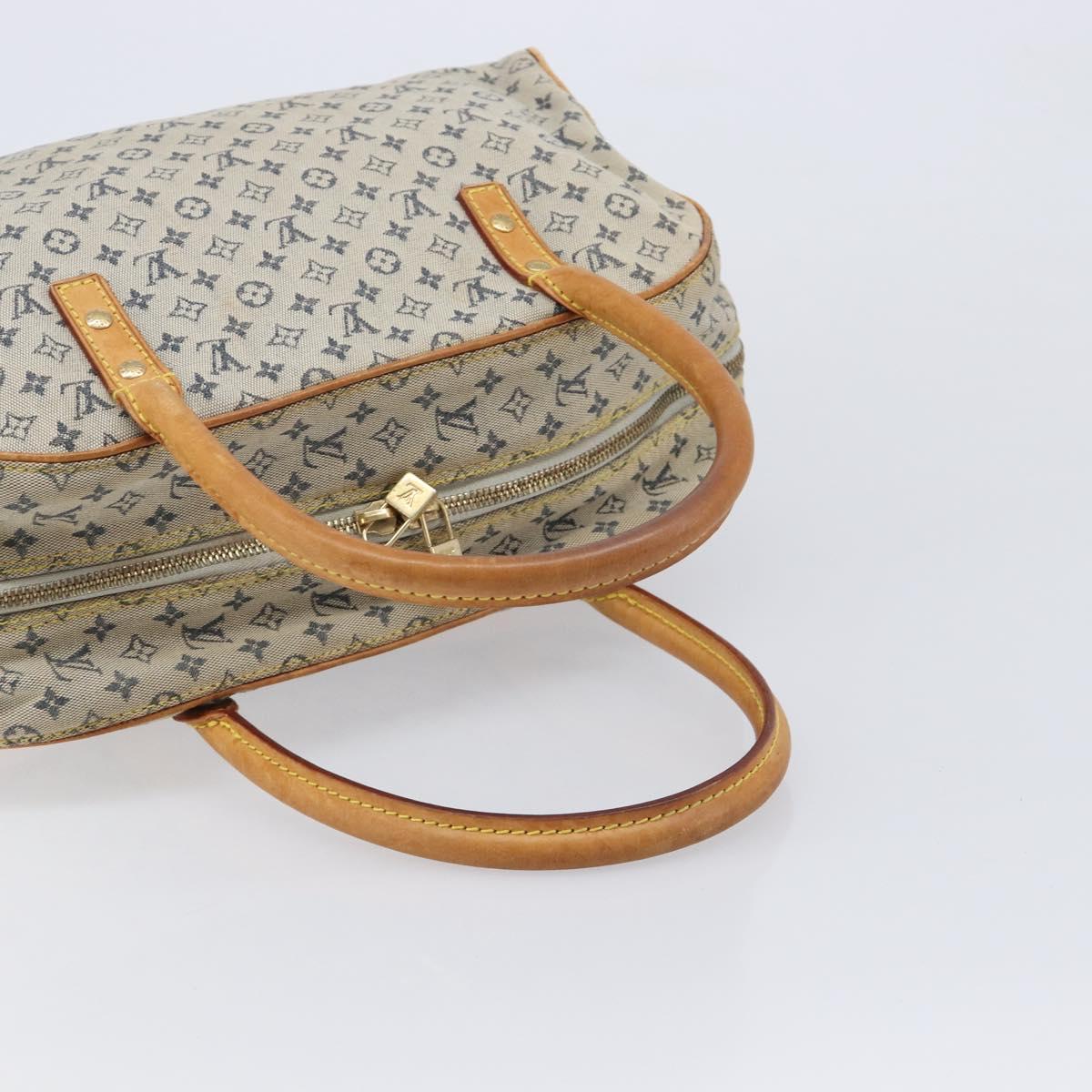 LOUIS VUITTON Monogram Mini Marie Hand Bag Blue M92003 LV Auth BA17092