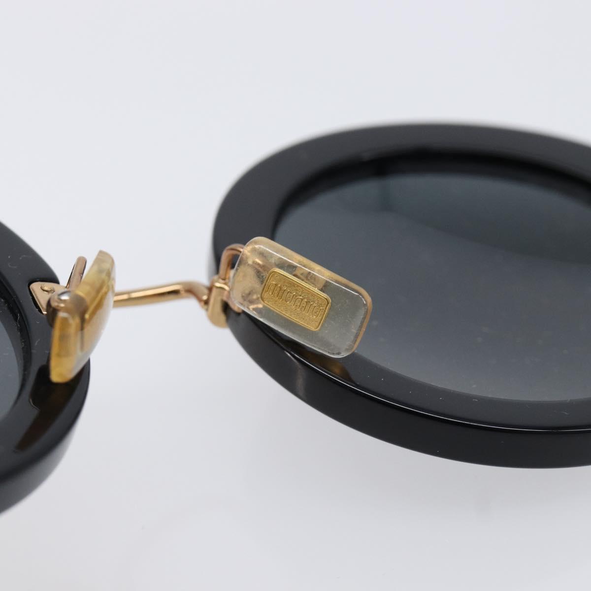 Miu Miu Sunglasses Metal Black Gold Auth BA17096