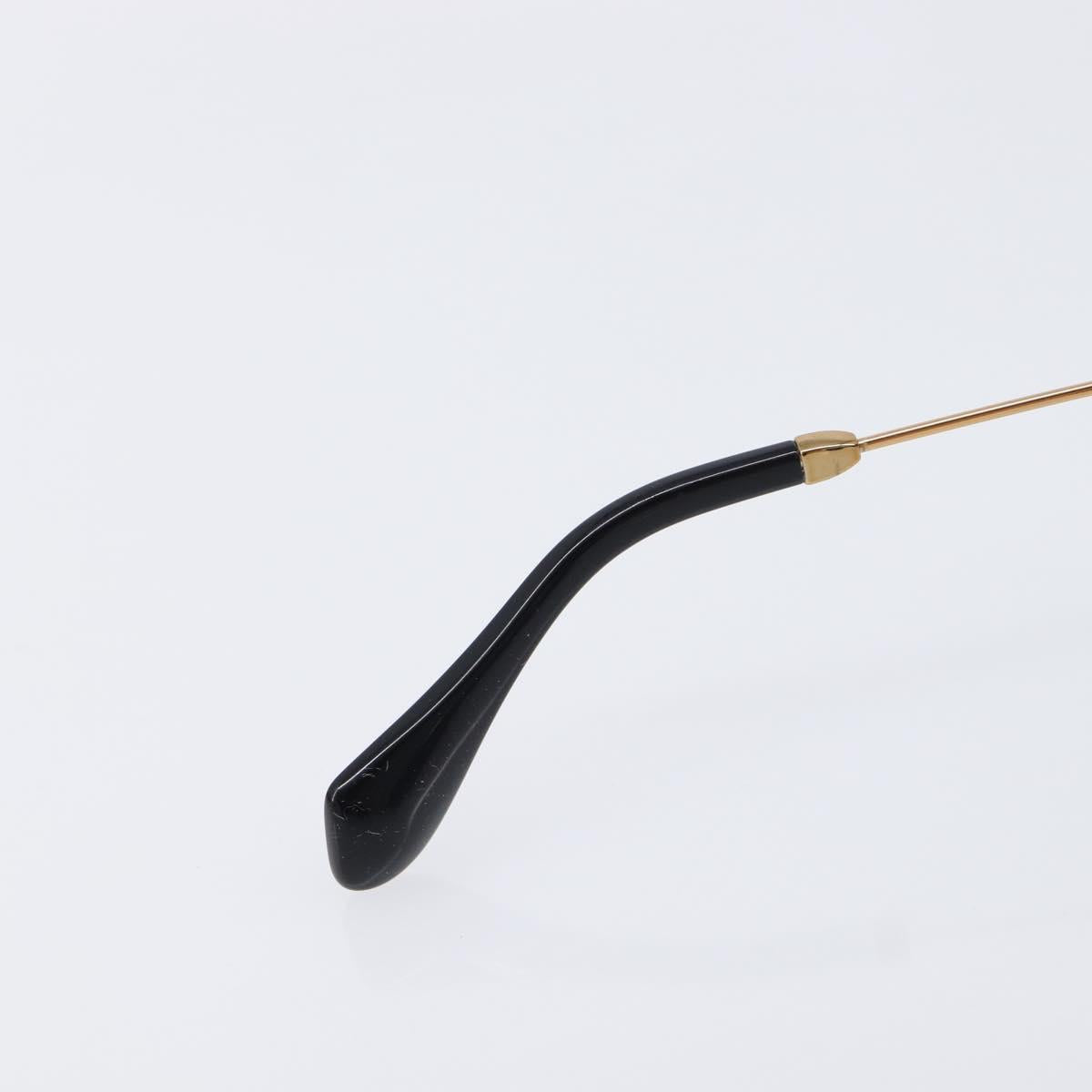 Miu Miu Sunglasses Metal Black Gold Auth BA17096