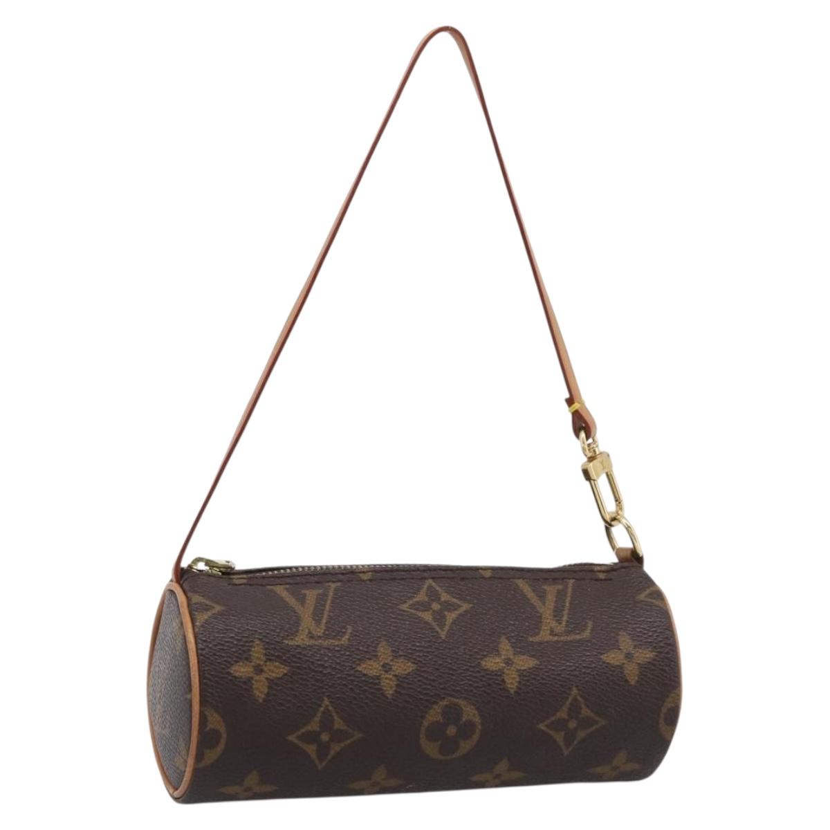 LOUIS VUITTON Monogram Papillon Pouch LV Auth BA17100A