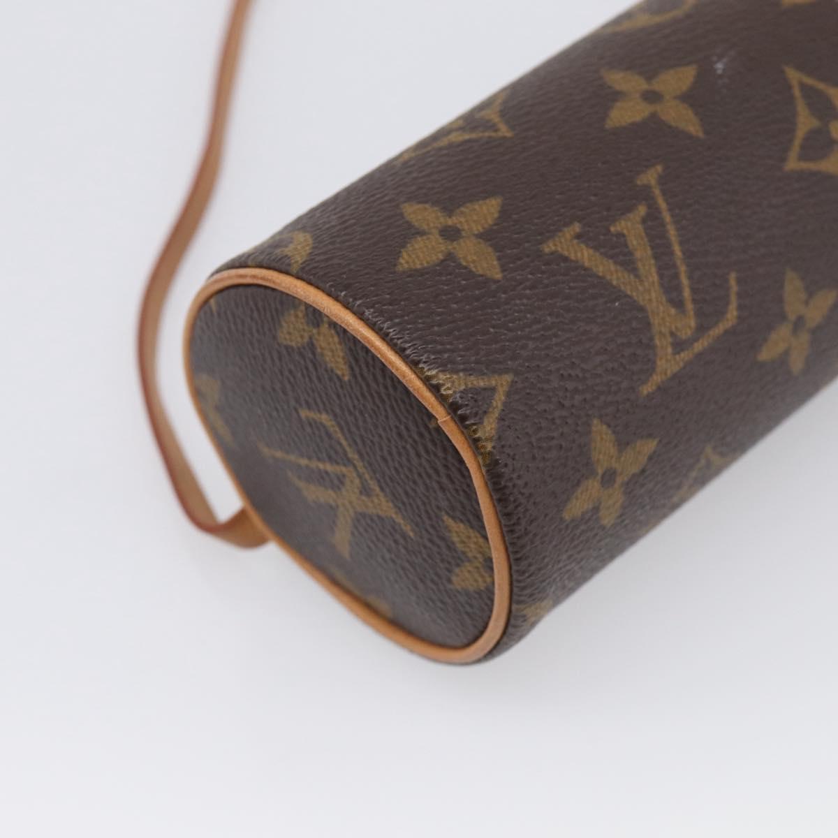 LOUIS VUITTON Monogram Papillon Pouch LV Auth BA17100A