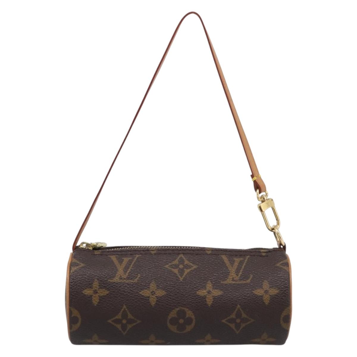 LOUIS VUITTON Monogram Papillon Pouch LV Auth BA17100A