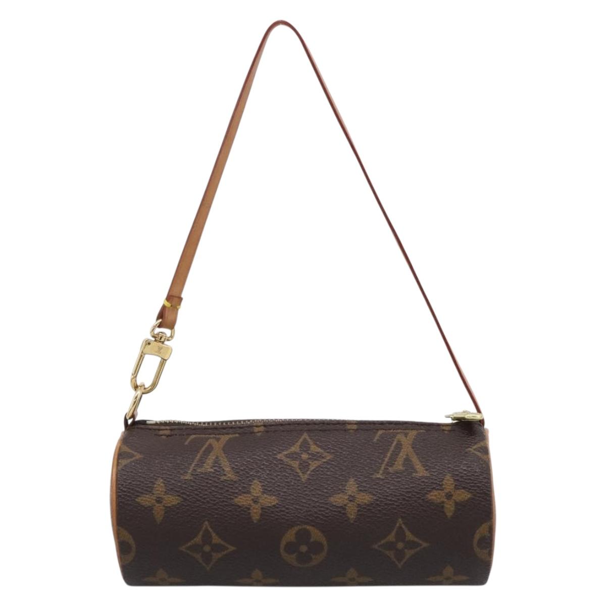 LOUIS VUITTON Monogram Papillon Pouch LV Auth BA17100A