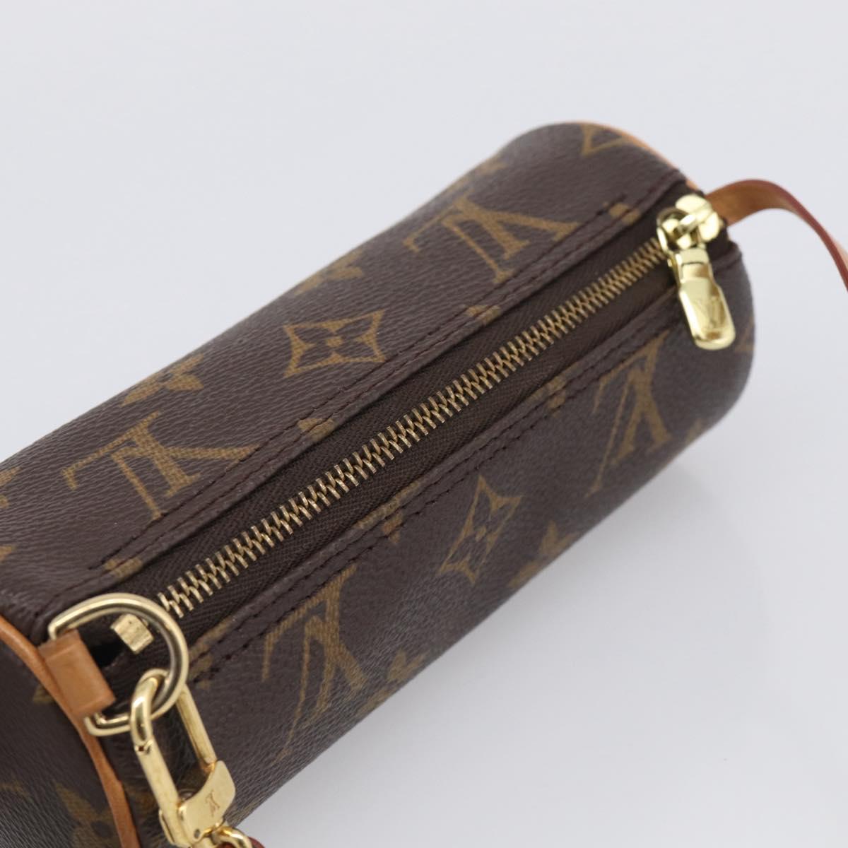 LOUIS VUITTON Monogram Papillon Pouch LV Auth BA17100A