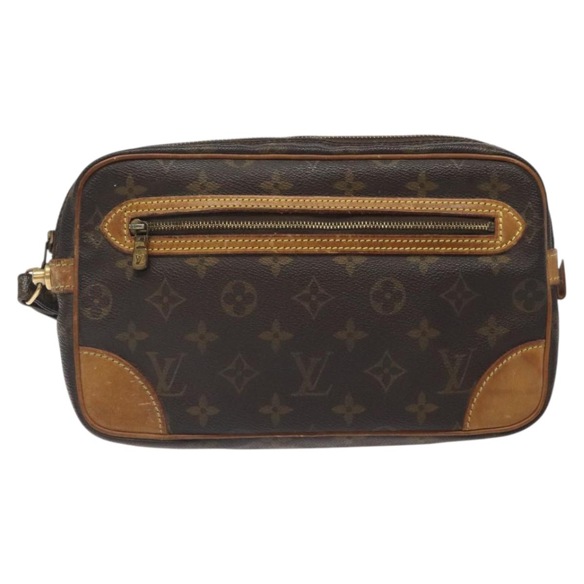 LOUIS VUITTON Monogram Marly Dragonne GM Clutch Bag M51825 LV Auth BA1714