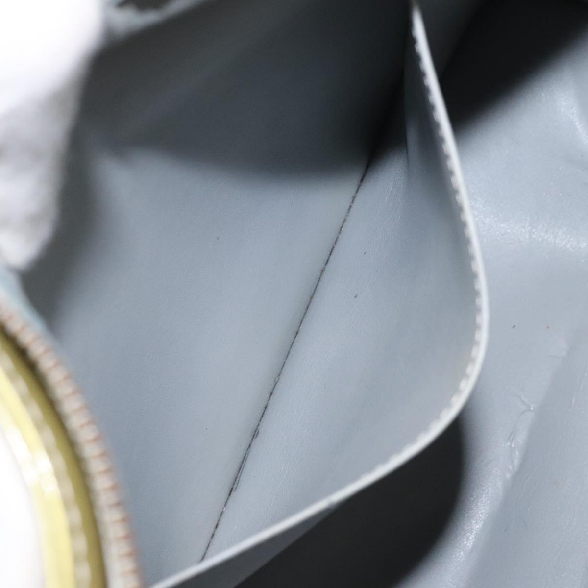 LOUIS VUITTON Monogram Vernis Houston Hand Bag Gris M91053 LV Auth BA1718