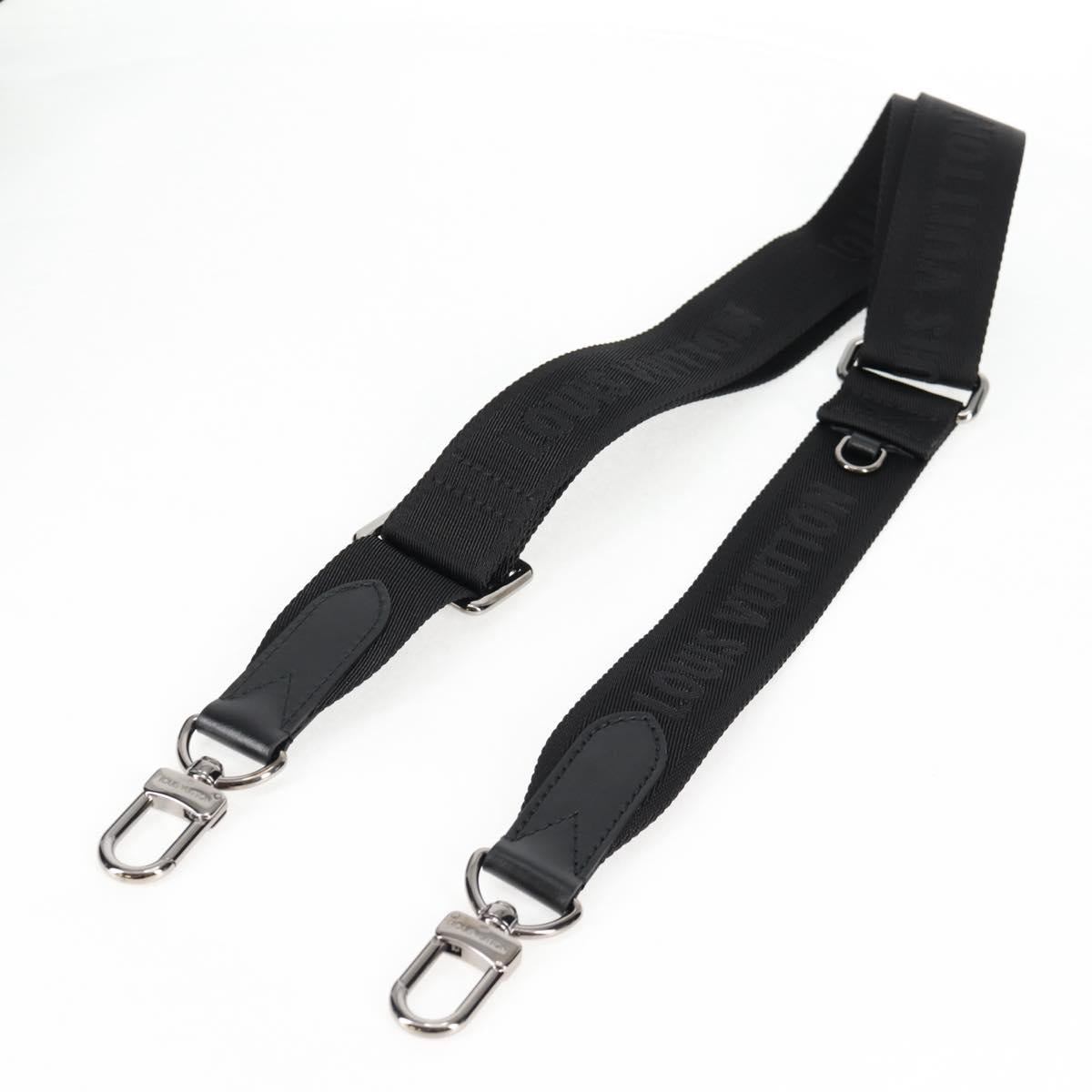 LOUIS VUITTON Monogram Shadow Clutch box Clutch Bag Black M12876 LV Auth BA1720SM