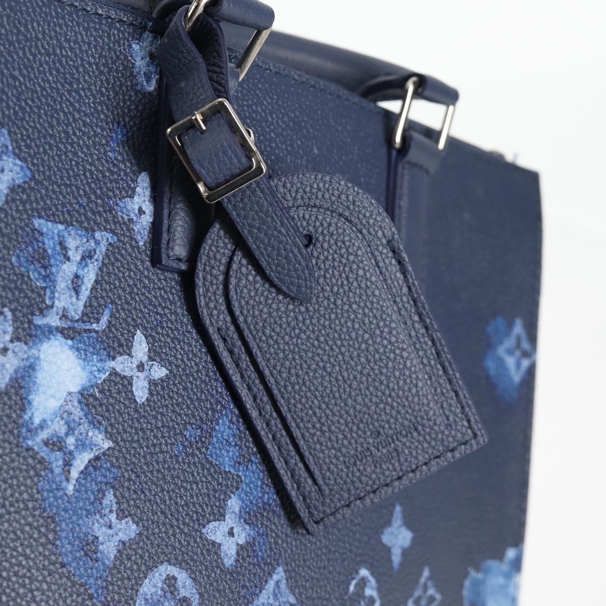 LOUIS VUITTON Monogram Watercolor Sac Plat Messenger Bag M57843 LV Auth BA1721SM
