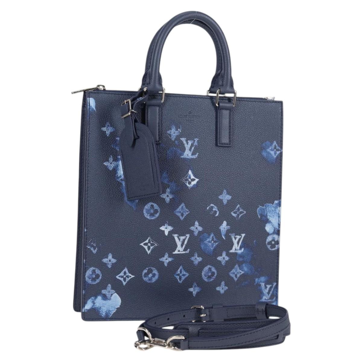 LOUIS VUITTON Monogram Watercolor Sac Plat Messenger Bag M57843 LV Auth BA1721M