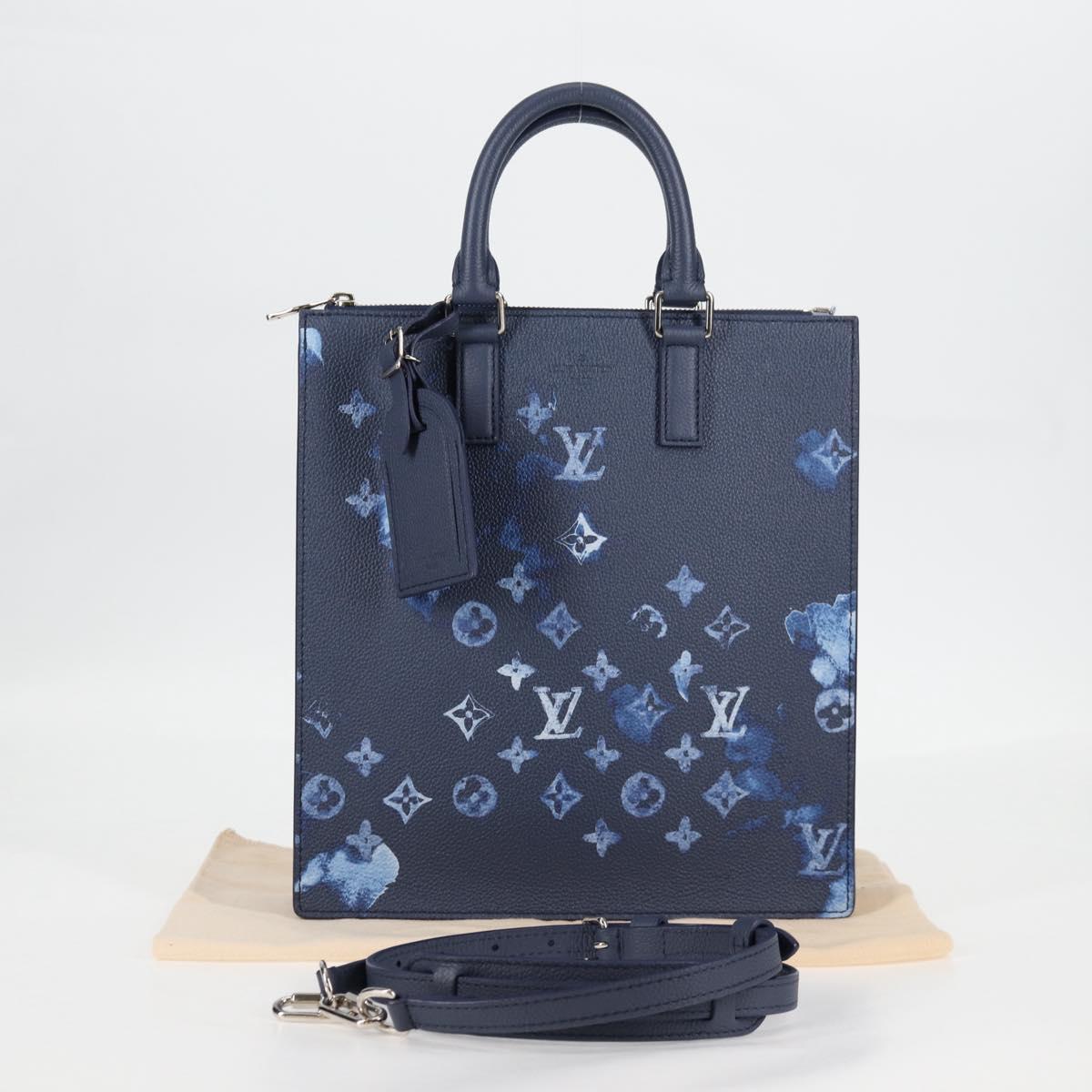 LOUIS VUITTON Monogram Watercolor Sac Plat Messenger Bag M57843 LV Auth BA1721M