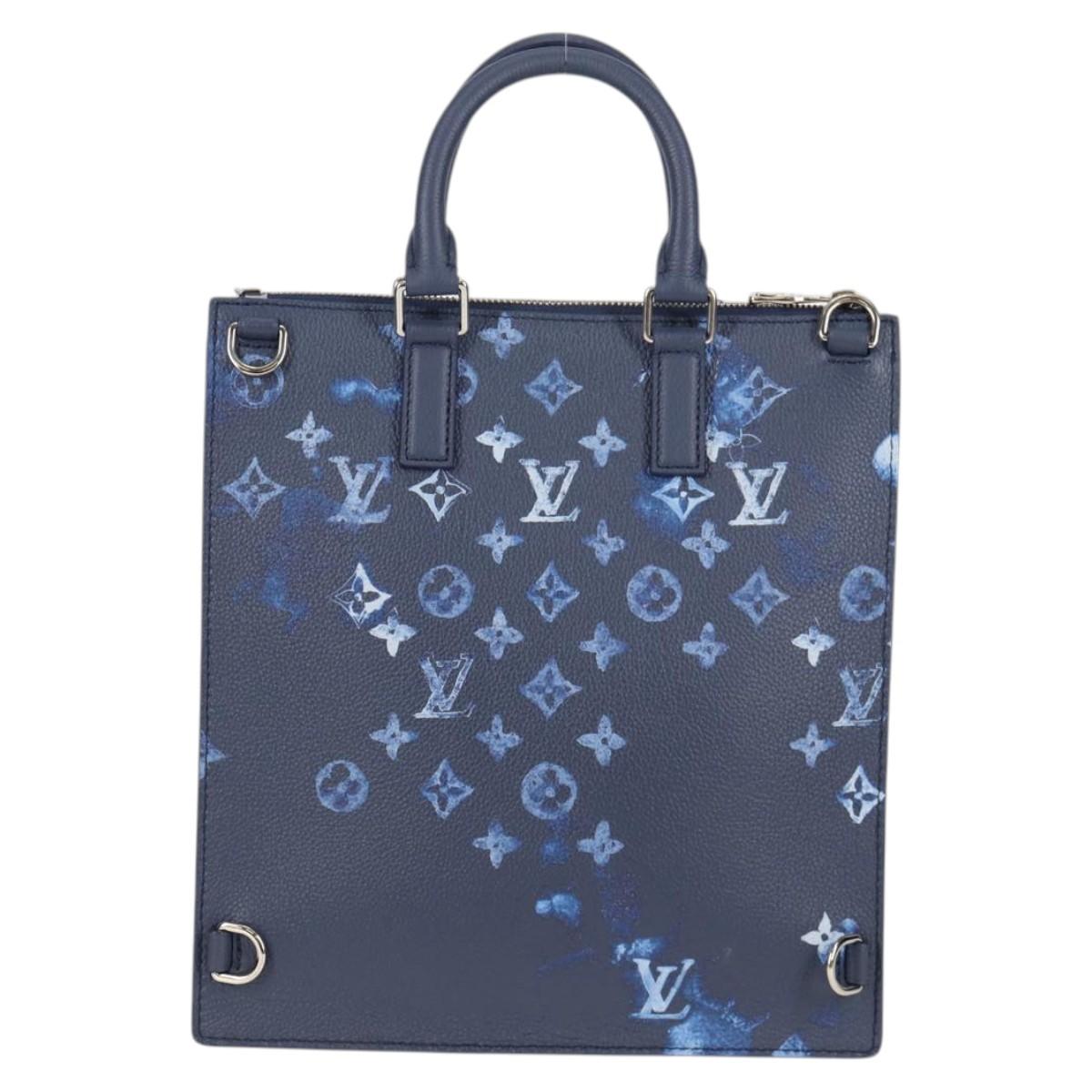 LOUIS VUITTON Monogram Watercolor Sac Plat Messenger Bag M57843 LV Auth BA1721SM