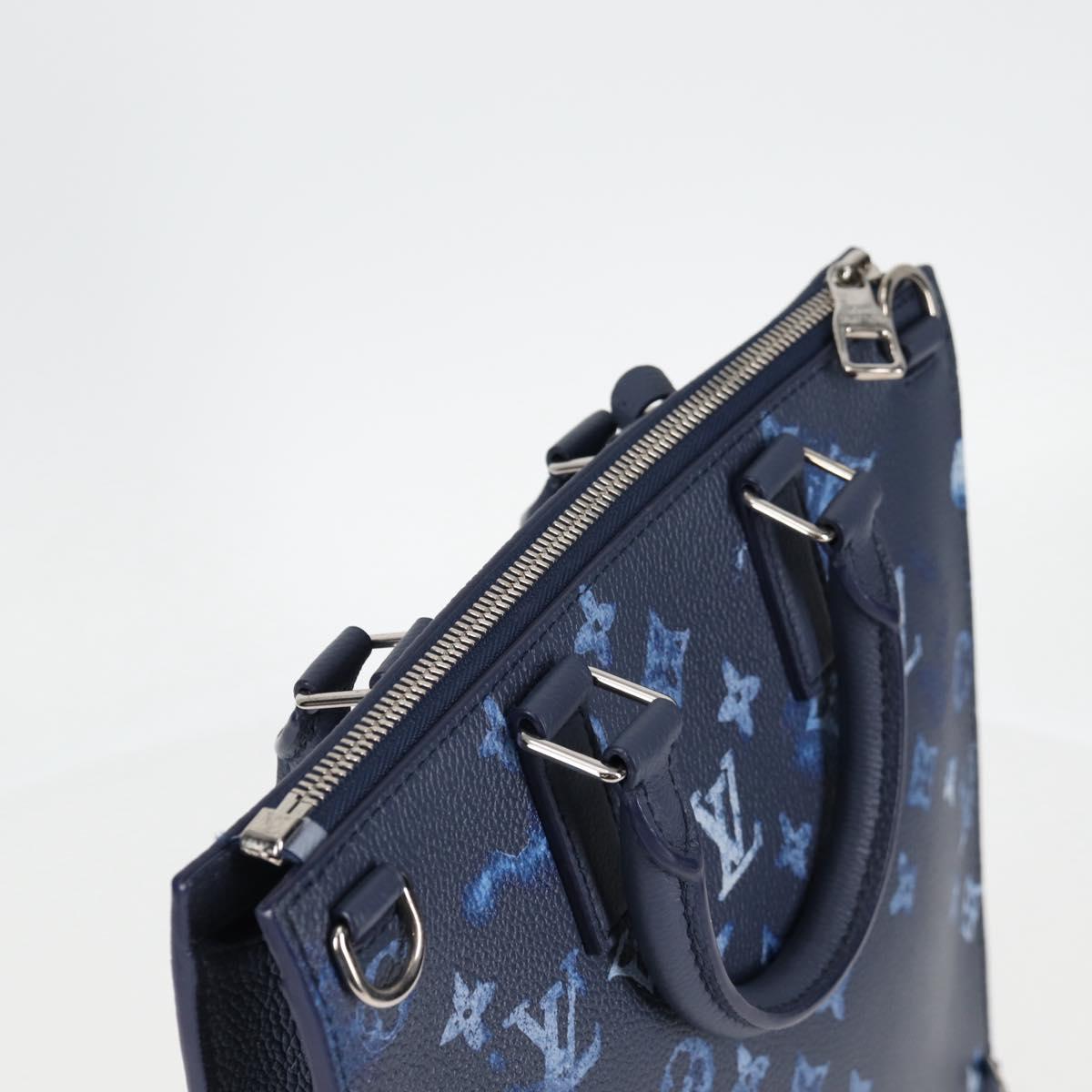 LOUIS VUITTON Monogram Watercolor Sac Plat Messenger Bag M57843 LV Auth BA1721M