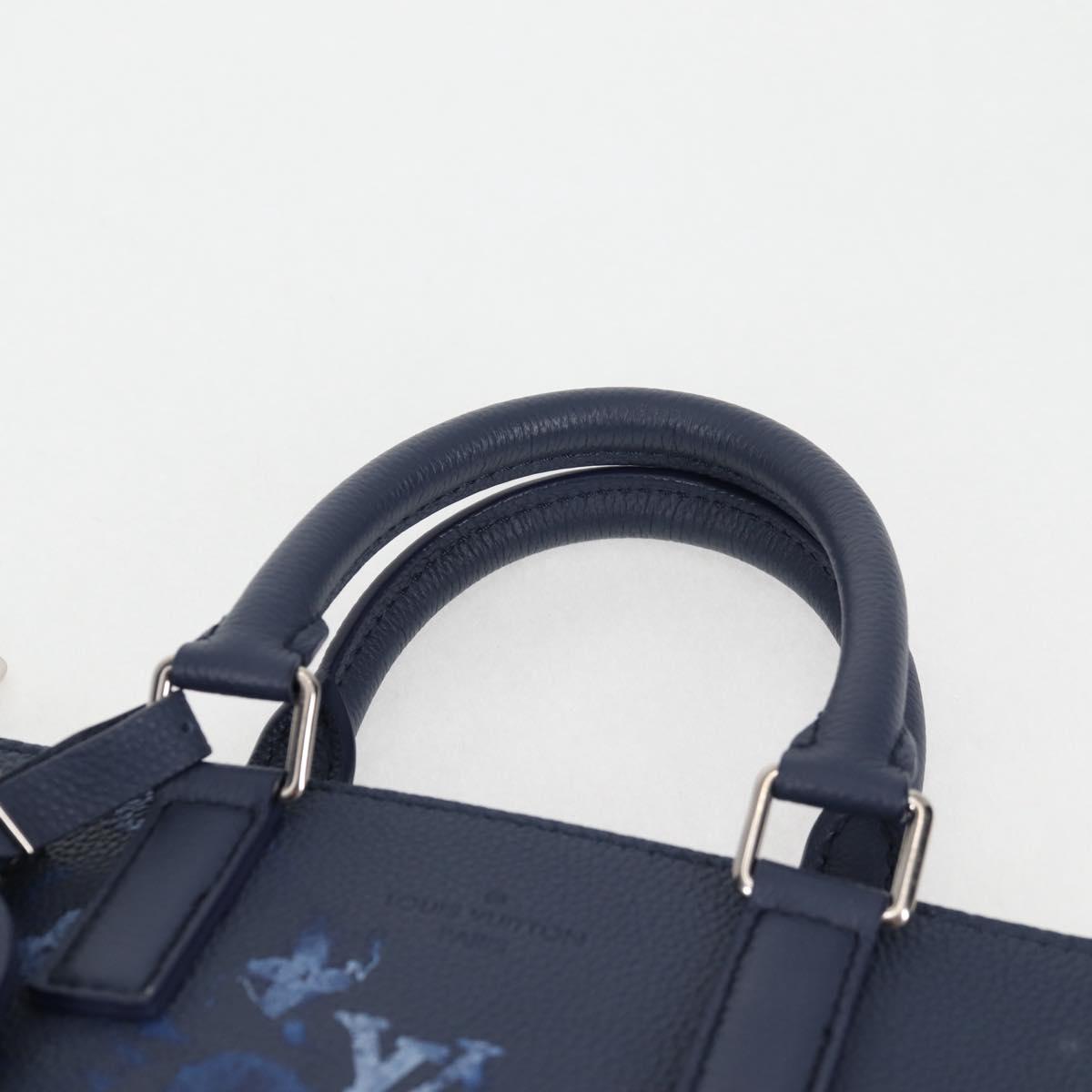 LOUIS VUITTON Monogram Watercolor Sac Plat Messenger Bag M57843 LV Auth BA1721M