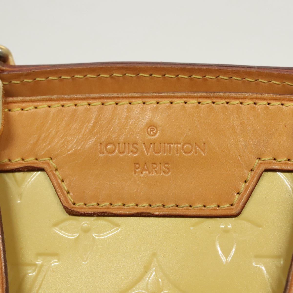 LOUIS VUITTON Monogram Vernis Blair MM Hand Bag 2way Citrin M90108 Auth BA1751
