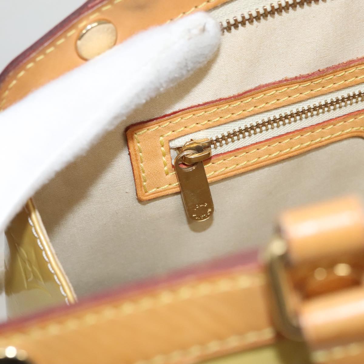 LOUIS VUITTON Monogram Vernis Blair MM Hand Bag 2way Citrin M90108 Auth BA1751