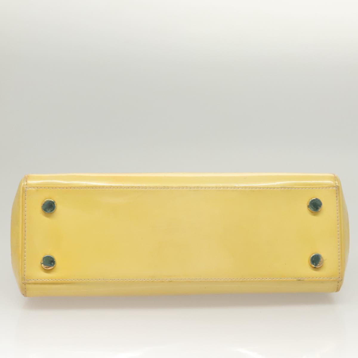 LOUIS VUITTON Monogram Vernis Blair MM Hand Bag 2way Citrin M90108 Auth BA1751