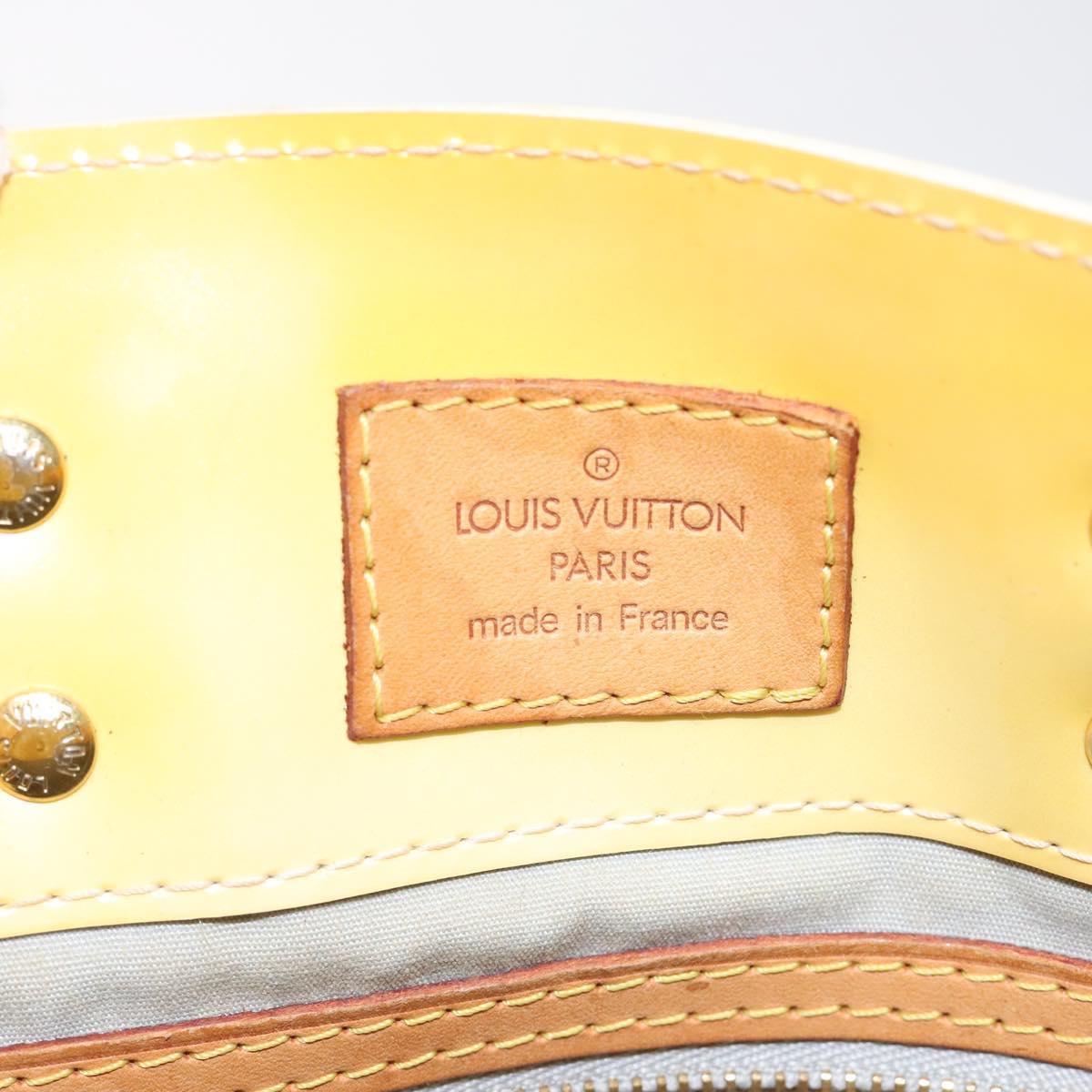LOUIS VUITTON Monogram Vernis Reade PM Hand Bag Gris M91145 LV Auth BA1770