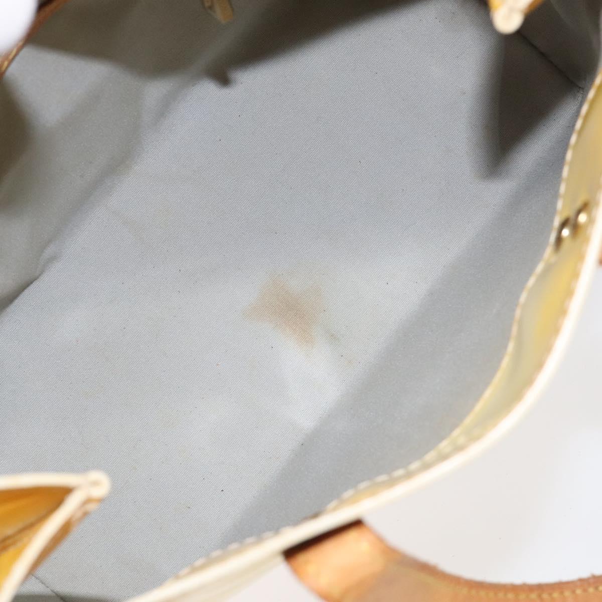 LOUIS VUITTON Monogram Vernis Reade PM Hand Bag Gris M91145 LV Auth BA1770