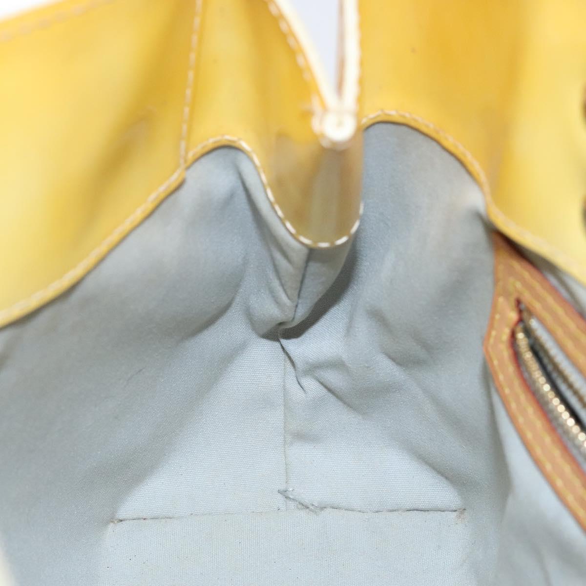 LOUIS VUITTON Monogram Vernis Reade PM Hand Bag Gris M91145 LV Auth BA1770