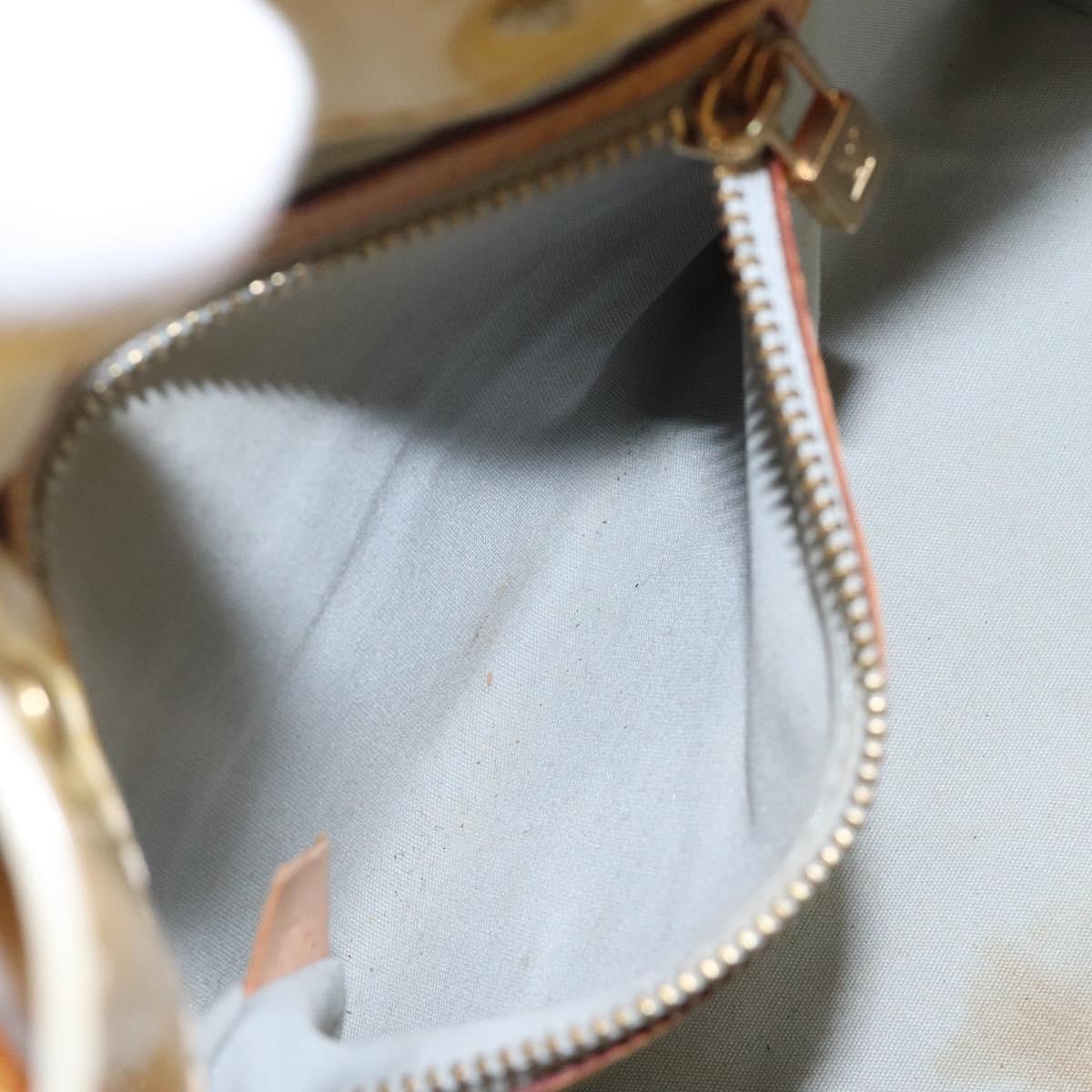 LOUIS VUITTON Monogram Vernis Reade PM Hand Bag Gris M91145 LV Auth BA1770