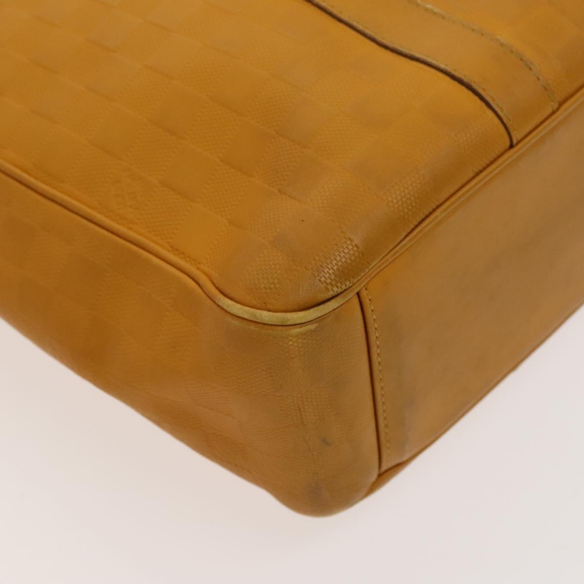 LOUIS VUITTON Damier Infini Neo Tadao Bag 2way Yellow N41228 LV Auth BA1777