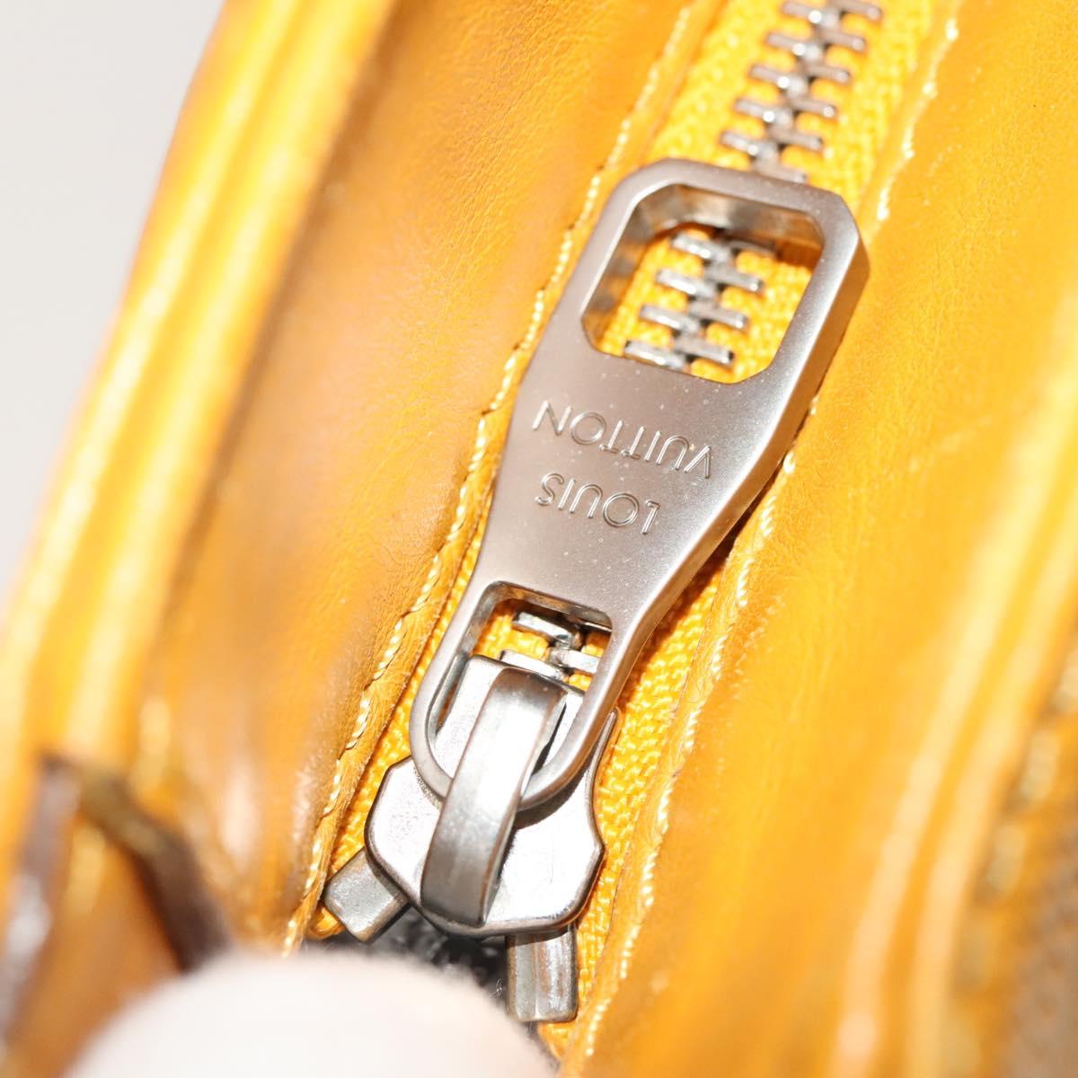 LOUIS VUITTON Damier Infini Neo Tadao Bag 2way Yellow N41228 LV Auth BA1777