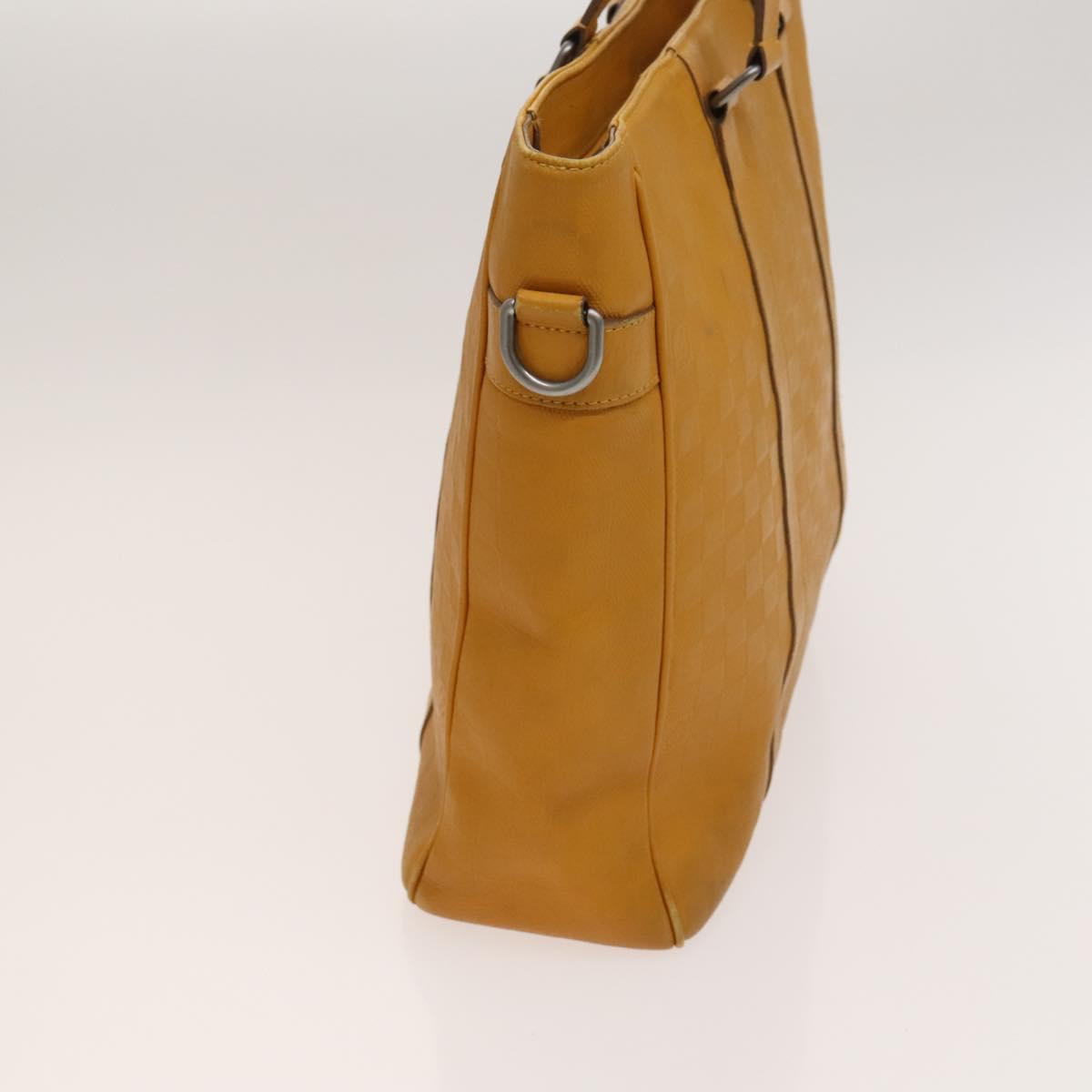 LOUIS VUITTON Damier Infini Neo Tadao Bag 2way Yellow N41228 LV Auth BA1777