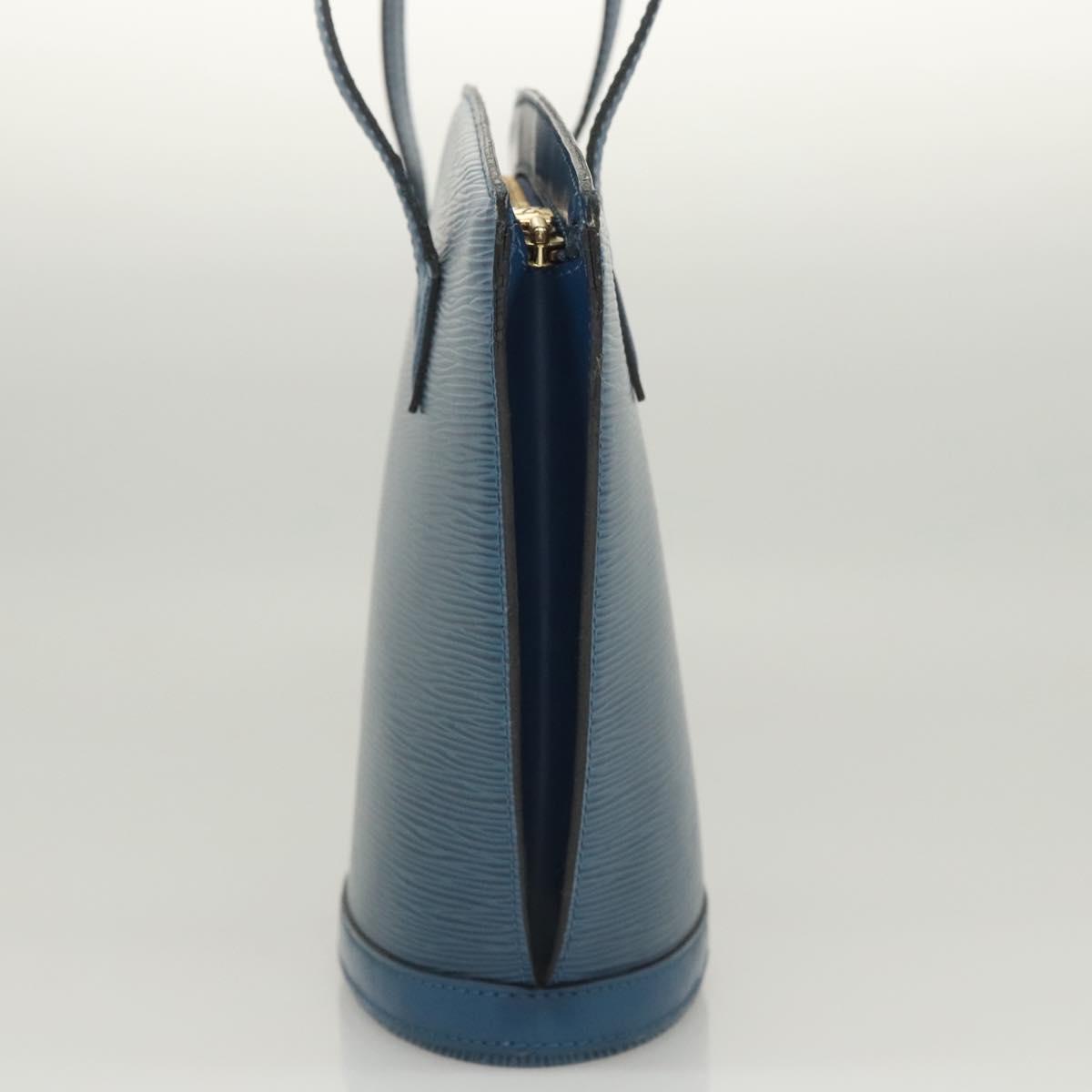 LOUIS VUITTON Epi Saint Jacques Poignees Long Hand Bag Blue M52265 Auth BA1790