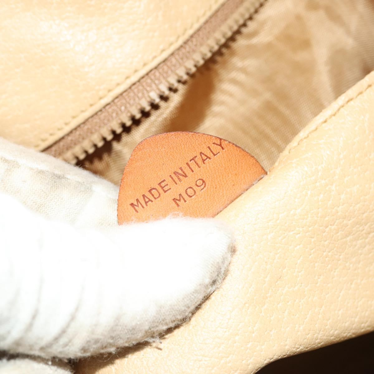 CELINE Macadam Canvas Tote Bag PVC Leather Brown Auth BA1814