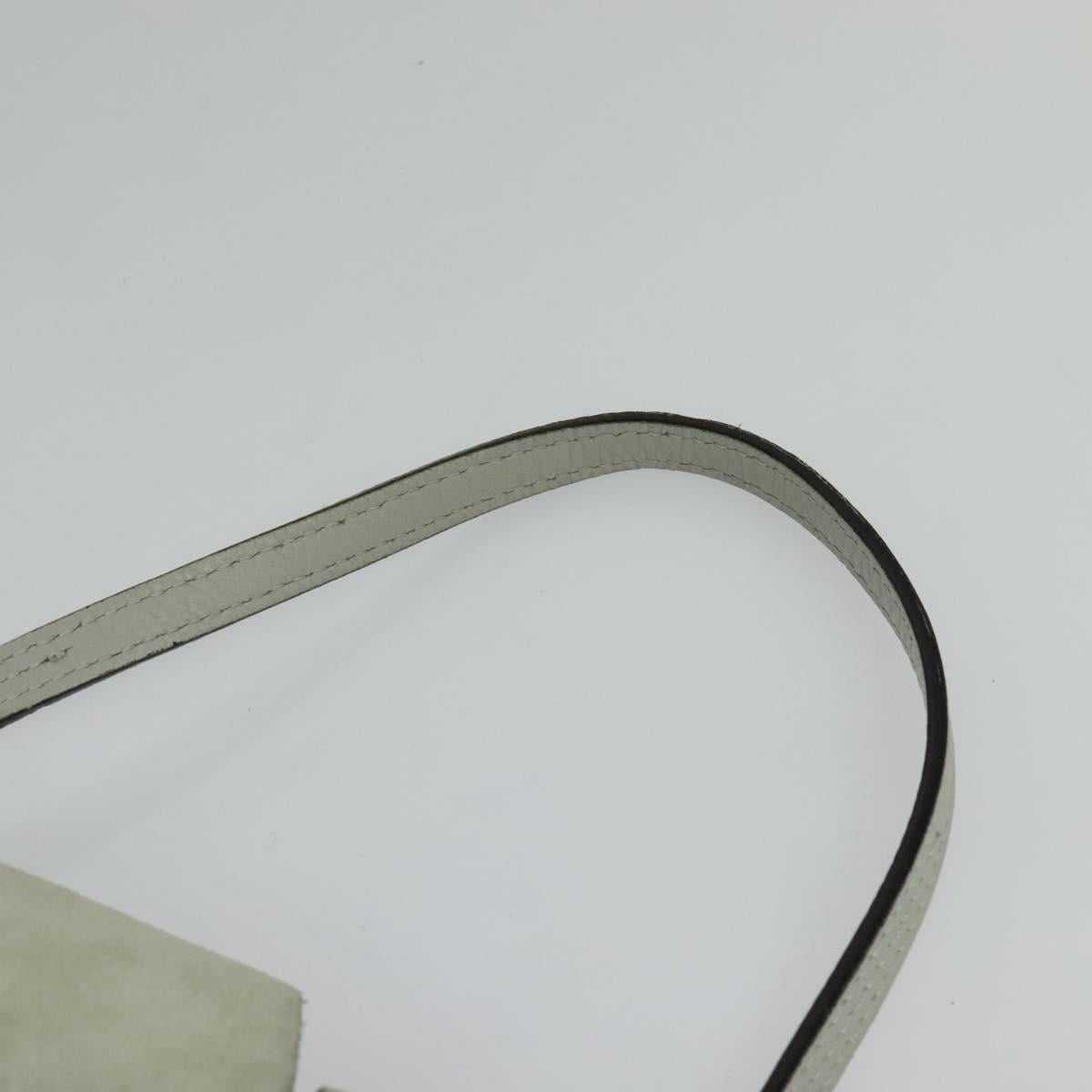 Chloe Fay Hand Bag Leather 2way Light Blue Gold Auth BA1867