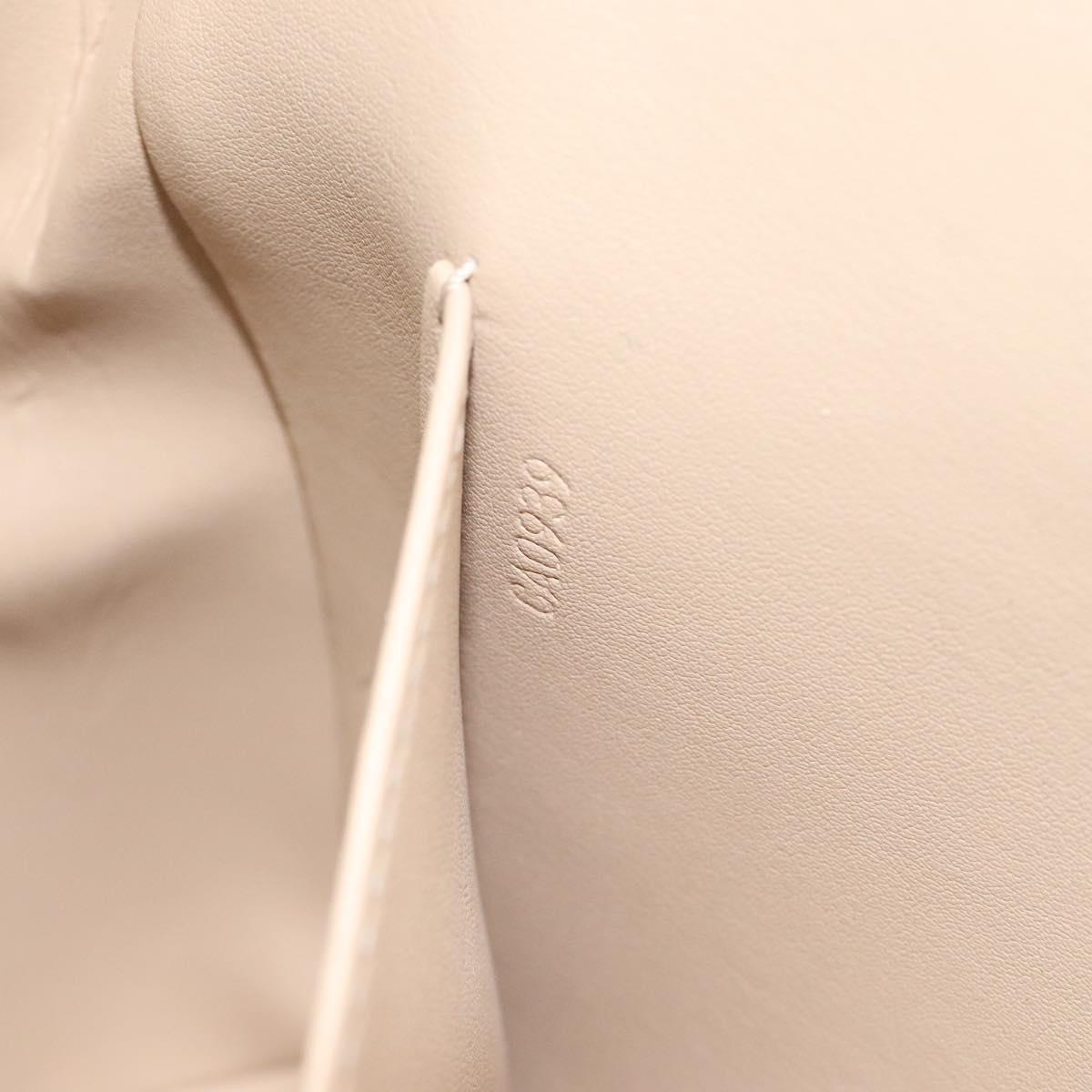 LOUIS VUITTON Monogram Vernis Thompson Street Bag Beige M91301 LV Auth BA1874