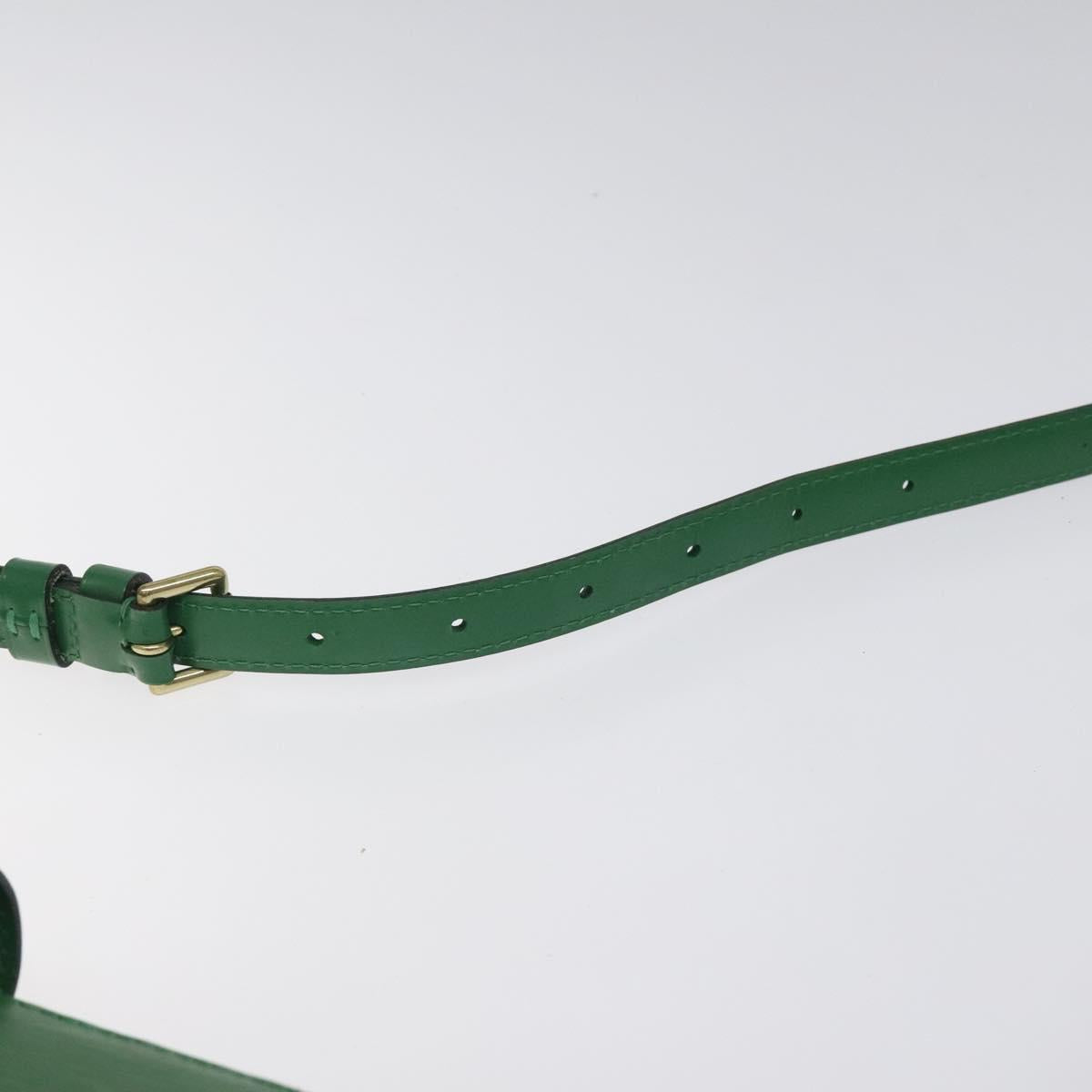 LOUIS VUITTON Epi Capuchin Shoulder Bag Green M52344 LV Auth BA1897