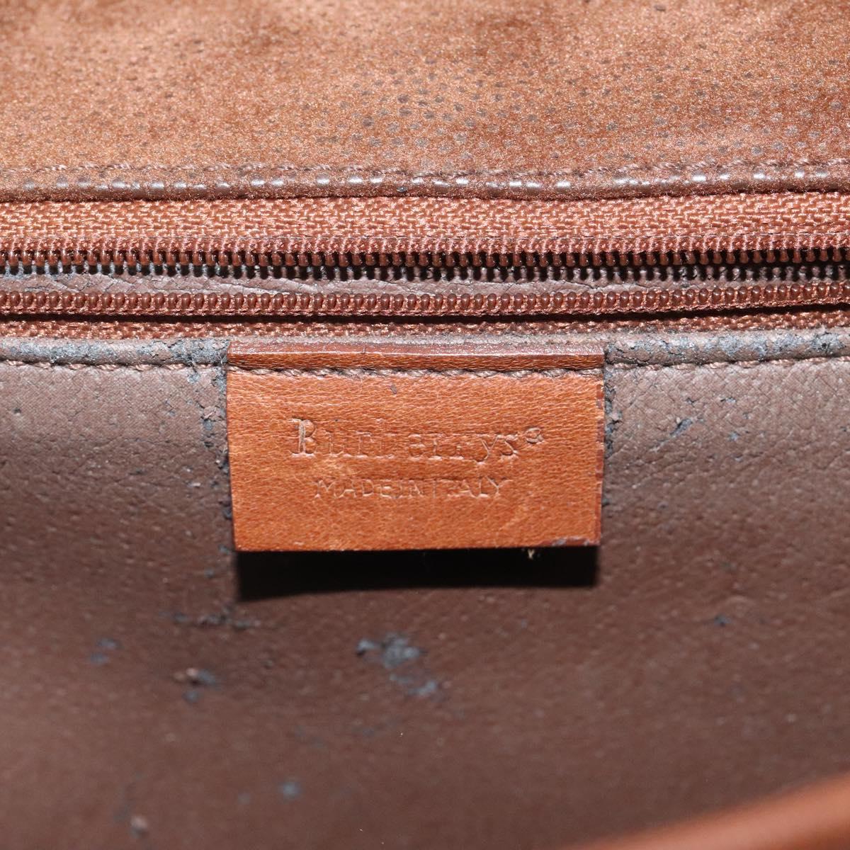 Burberrys Shoulder Bag Suede Brown Gold Auth BA1911