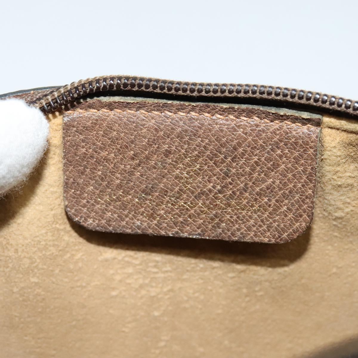 GUCCI GG Supreme Web Sherry Line Shoulder Bag PVC Beige 89 02 018 Auth BA1933